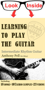 Look Inside Learning To Play The Guitar - Intermediate Rhythm Guitar