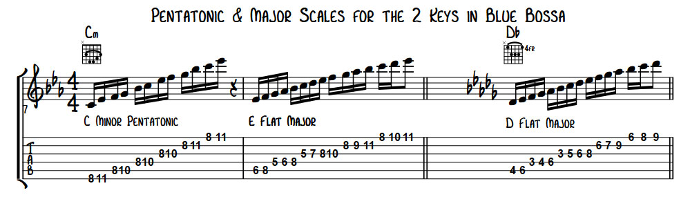 pentatonic-major-blue-bossa