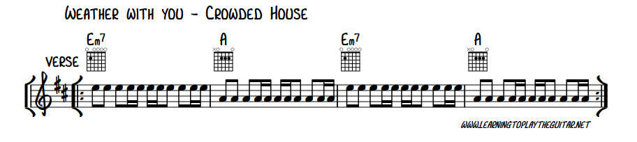Weather With You - Crowded House - Verse