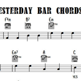 Know Your Bar Chords Yesterday