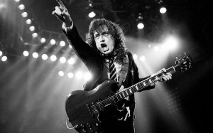 Angus Young of AC DC