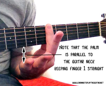 Bar Chord Parallel Palm