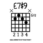 e7#9 chord