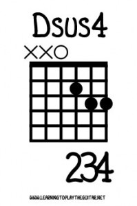 D sus 4 Chord