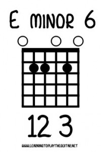 E Minor 6 Chord