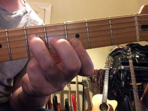 CAGED E Chord Shape