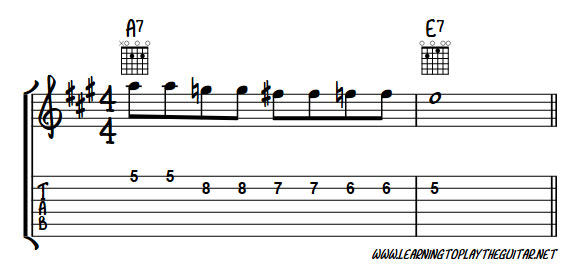 Blues Turnaround Lick 2