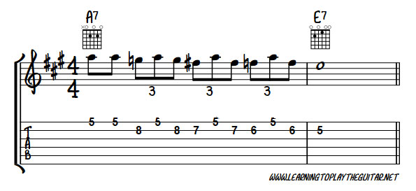 Blues Turnaround Lick 3