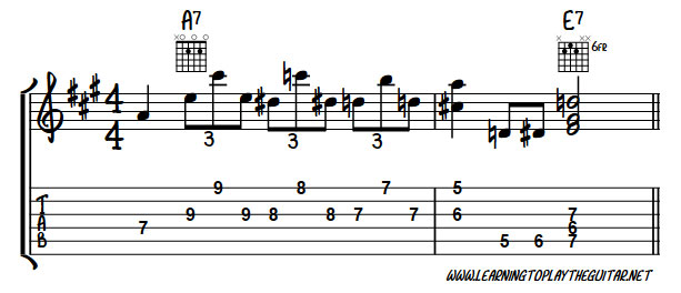 Blues Turnaround Lick 4