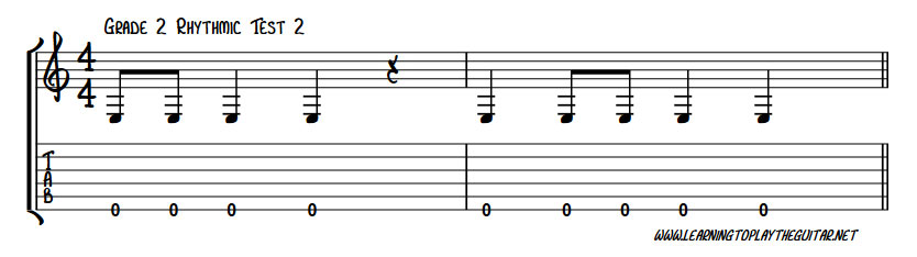 Rockschool Ear Test Grade 2 Rhythmic 2
