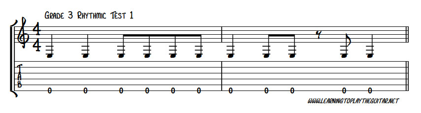 Rockschool Ear Test Grade 3 Rhythmic 1