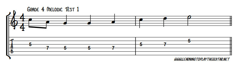 Rockschool Ear Test Grade 4 Melodic 1