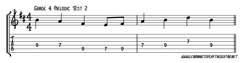 Rockschool Ear Test Grade 4 Melodic 2