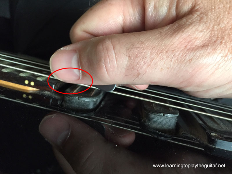 Advanced guitar techniques - Pinch Harmonic Thumb Placement