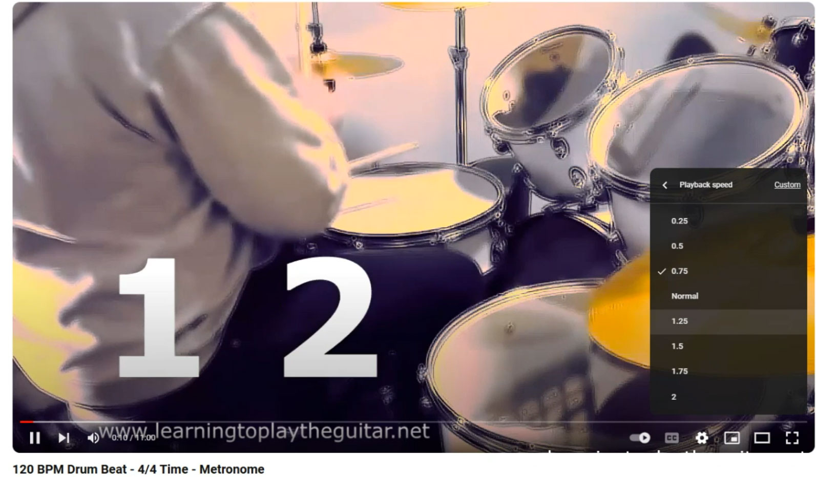 Drum Beat Loops Uses & Practice Tips Learning To Play The Guitar
